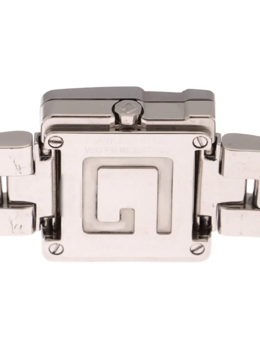 Gucci G Square Watch Stainless Steel Pink Dial Quartz
